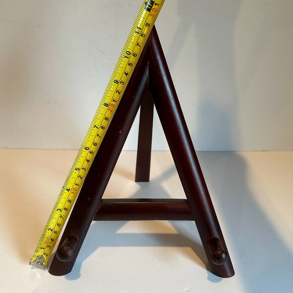 Kathryn White Artist "Linen with Peonies" Floral Framed Wall Tile/Trivet w/Easel - Picture 10 of 11